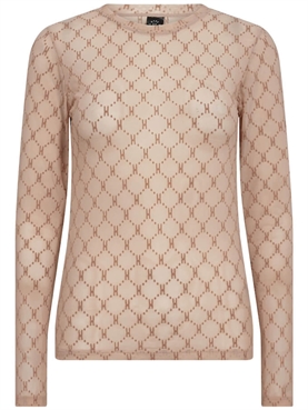 Hype The Detail Mesh Bluse, Golden